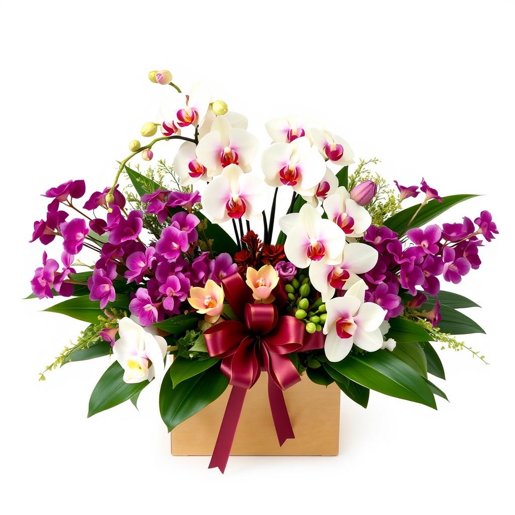 sympathy arrangements with orchids