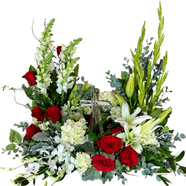 3 funeral urns floor arrangemements boca raton