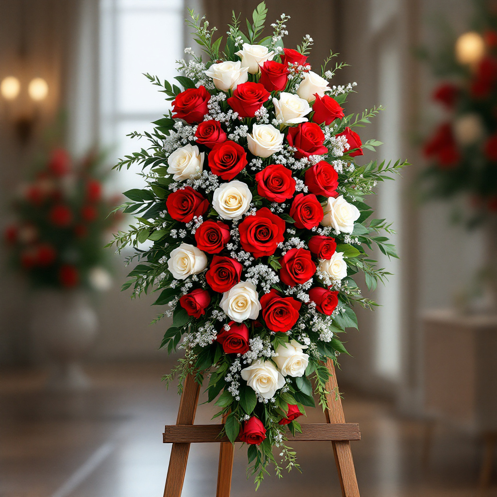 Funeral standing spray flower Arrangements(3)