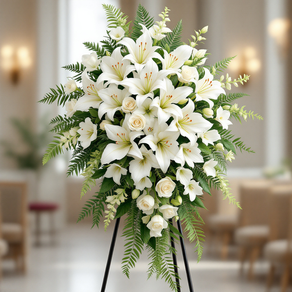 Funeral standing spray flower Arrangements(3)