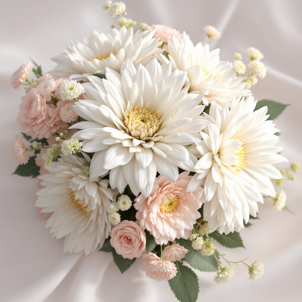 Chrysanthemums and Carnations