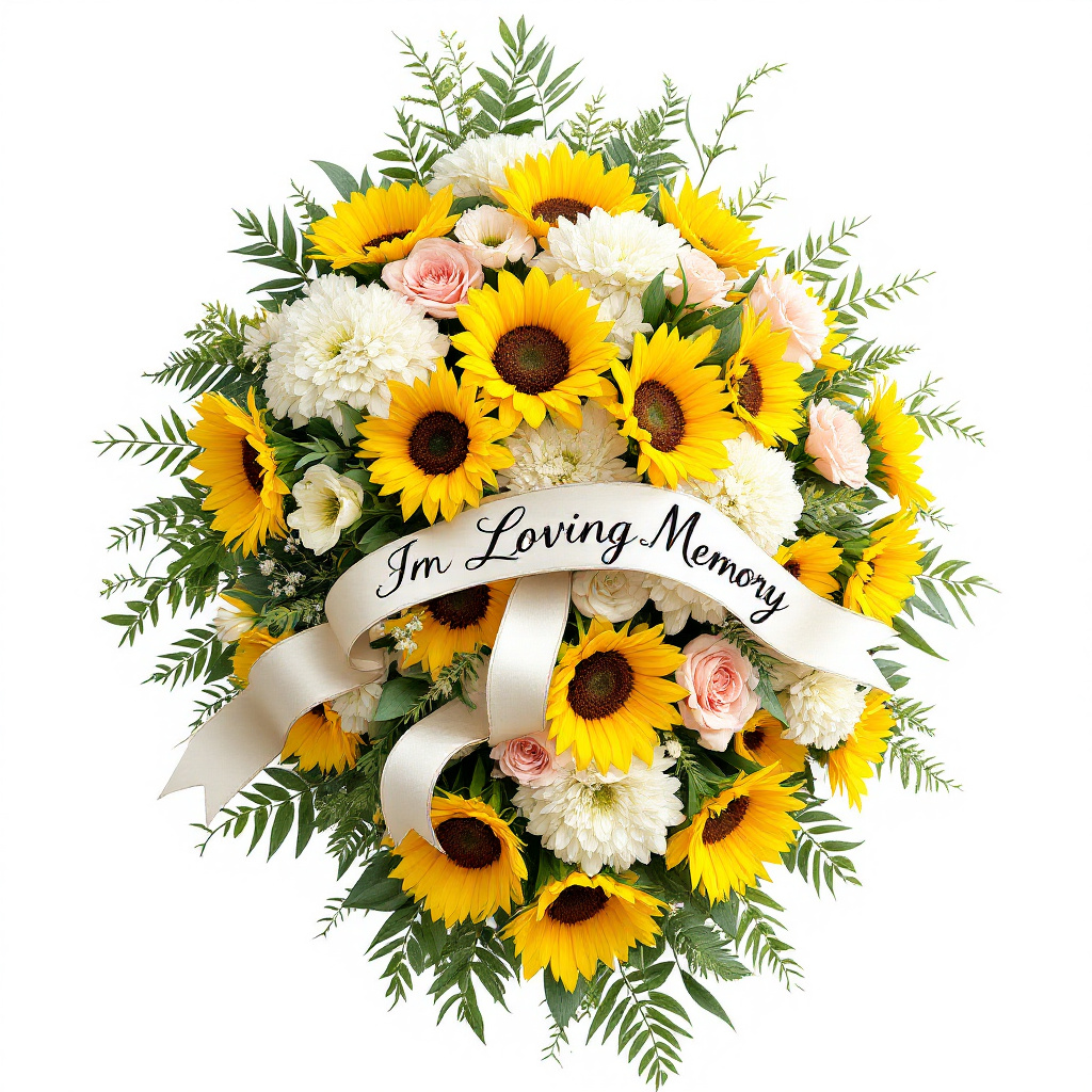  Flowers in Funeral Standing Sprays