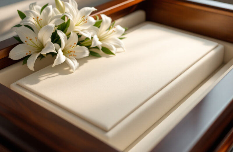 funeral casket inserts