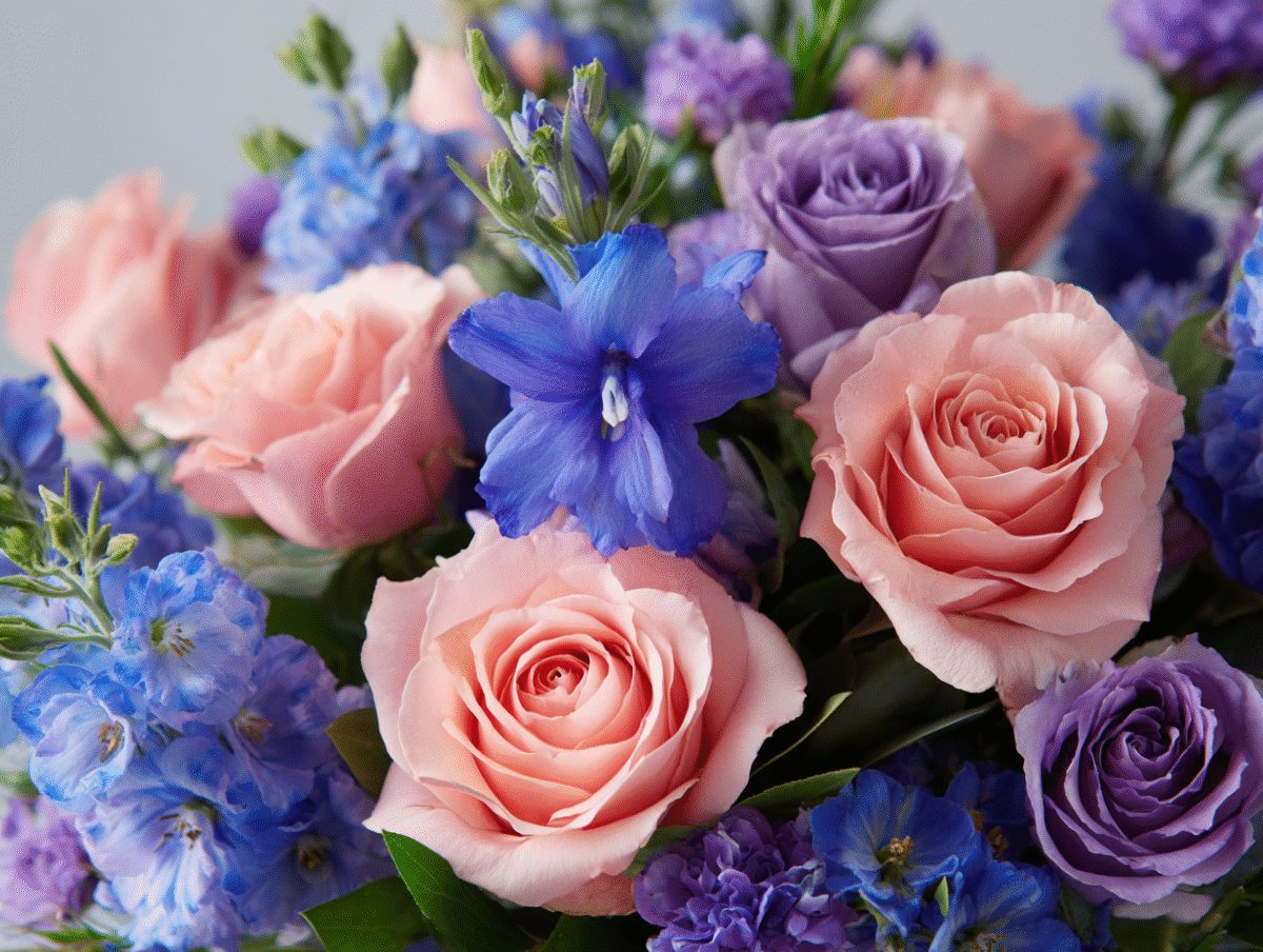 Designing a Sympathy Floral Arrangement in a Clear Pot