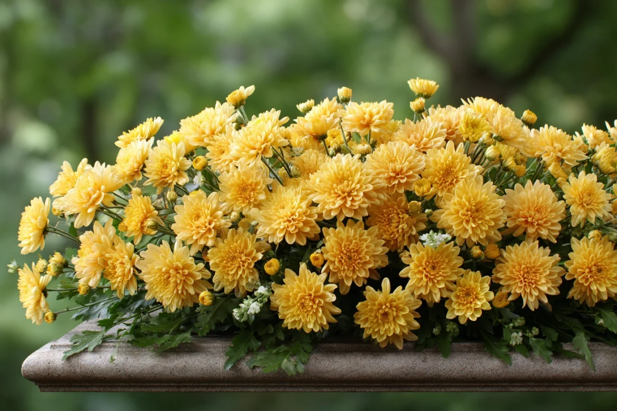 The Role of Chrysanthemums in Funeral Arrangements