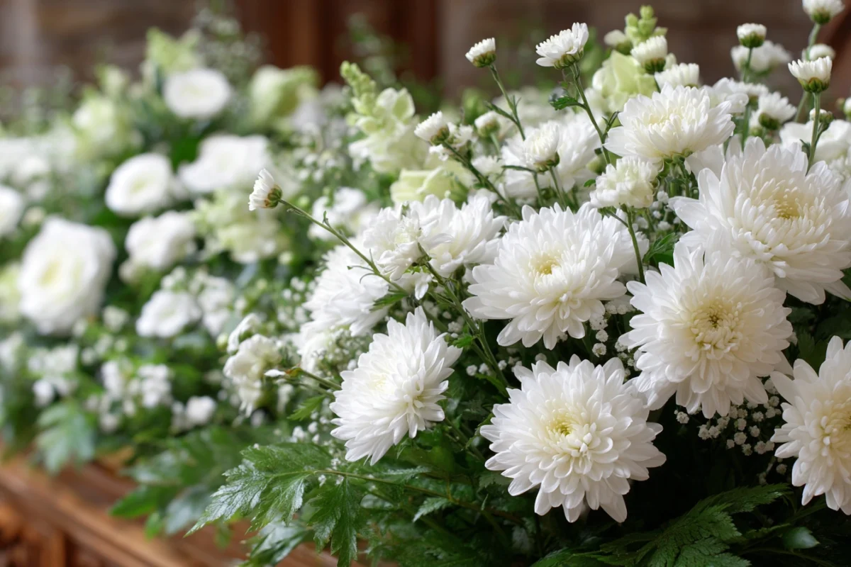The Role of Chrysanthemums in Funeral Arrangements
